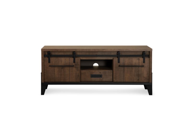 Tv meubel Vigo Dark mango Industrieel Metaal Hufterproof 153cm