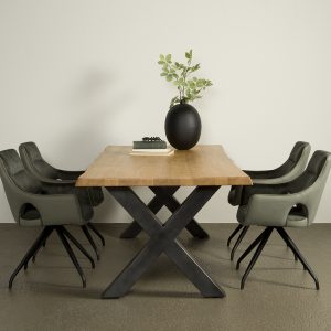 Boomstamtafel Xara Live-edge Naturel 240cm Towerliving