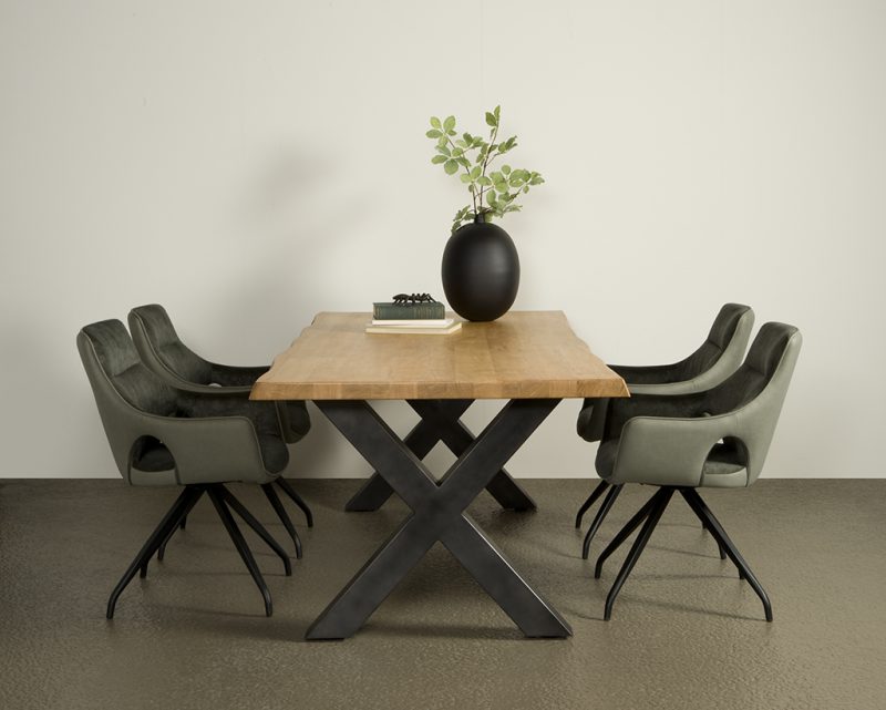 Boomstamtafel Xara Live-edge Naturel 260cm Towerliving