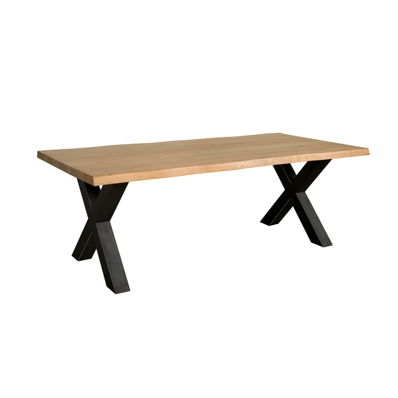 Boomstamtafel Xara Live-edge Naturel 220cm Towerliving - Afbeelding 2