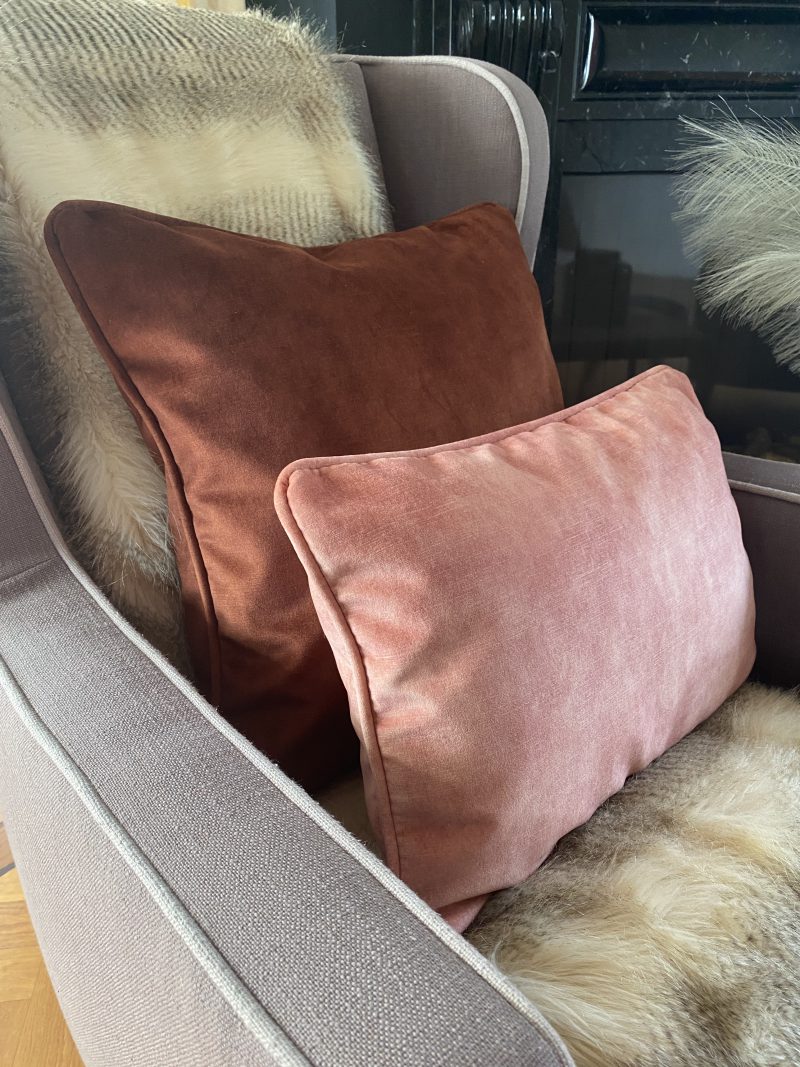 Kussen Velvet Adore Zalm Roze 50x50cm - Afbeelding 2