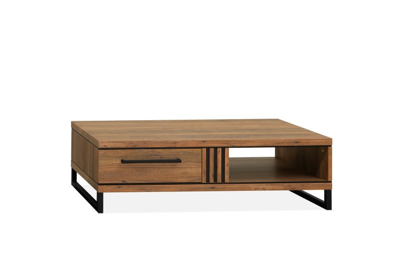 Salontafel Gianlucca Hout Sheesham Hufterproof 135cm