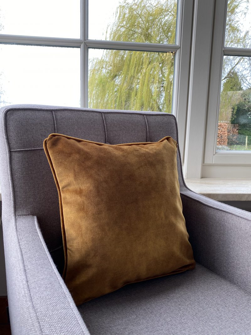 Kussen Velvet Adore Gold Vierkant 40x40cm - Afbeelding 4