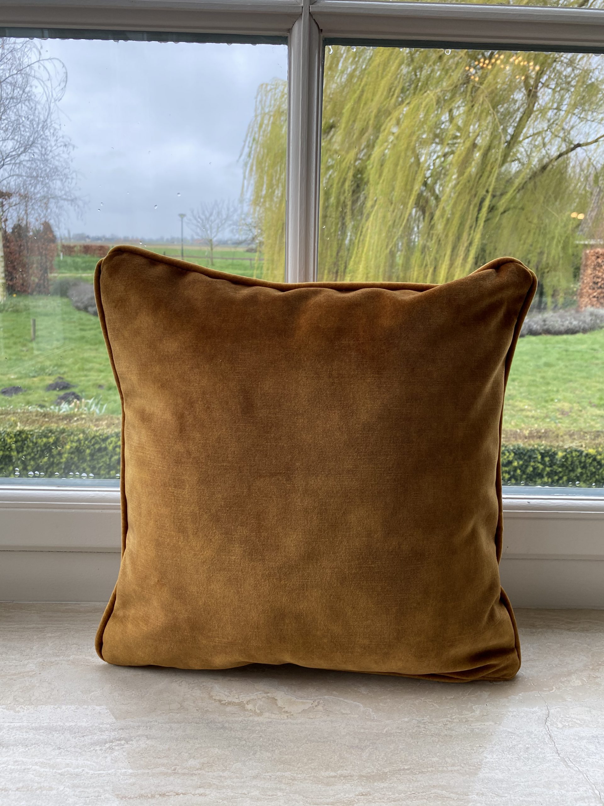 Het kantoor Avonturier kortademigheid Kussen Velvet Adore Gold Vierkant 40x40cm – Meubelpost