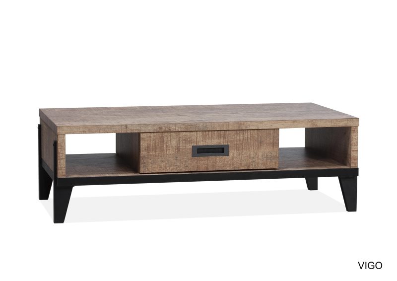 Salontafel Vigo Industrieel Metaal Hufterproof 137cm